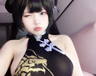 小瑶幺幺 (xiaoyaoyaoyao12) cosplay Kisaki - Blue Archive