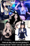 Gái xinh cosplay cảnh sát gây nứng