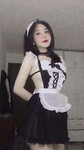 Em Ánh Dương 2k6 Cosplay Hầu Gái Cực Xinh Và Đáng Yêu